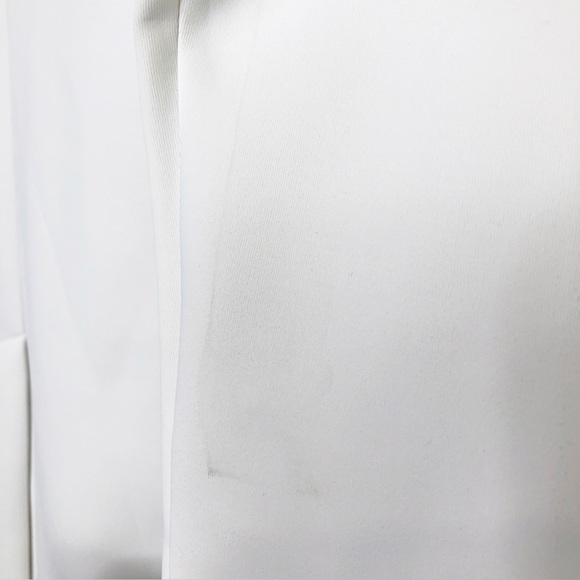 Express off-white super soft double knit, two button closure blazer. - Picture 4 of 9